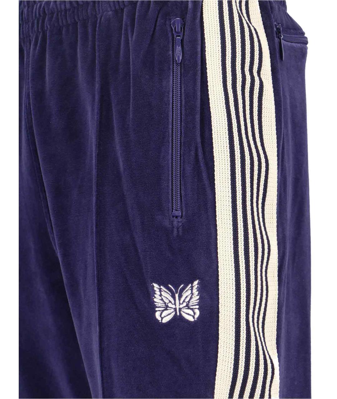 NEEDLES Синие хлопковые повседневные брюки, фото 4