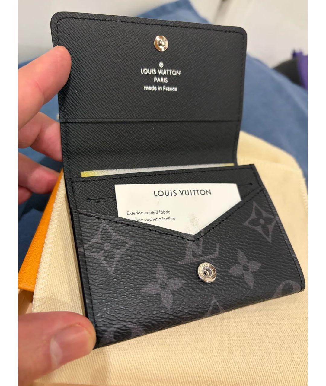 LOUIS VUITTON Темно-синий кошелек, фото 2