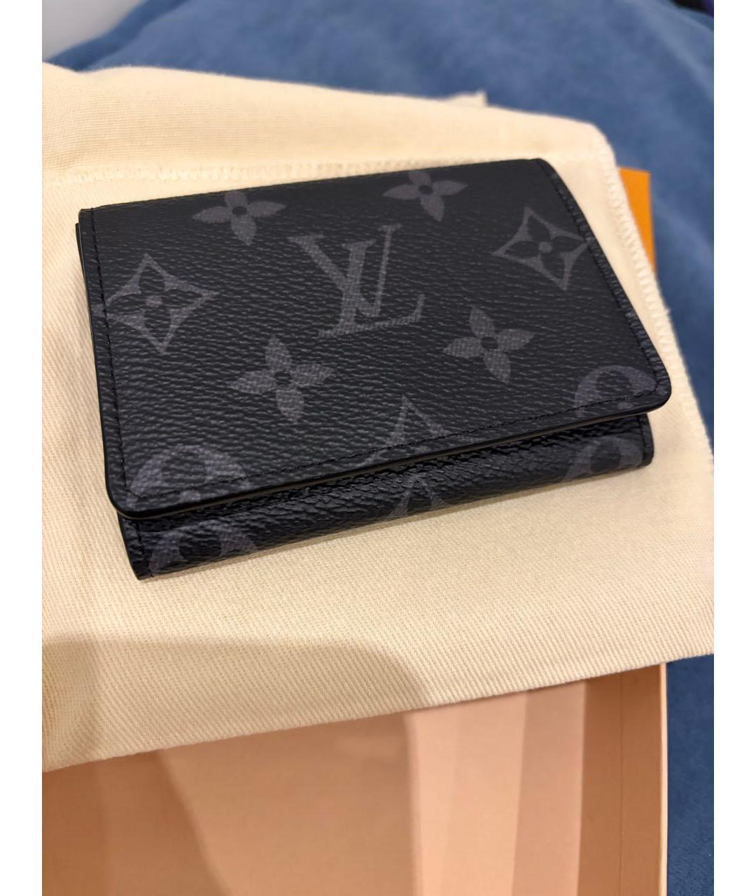 LOUIS VUITTON Темно-синий кошелек, фото 4