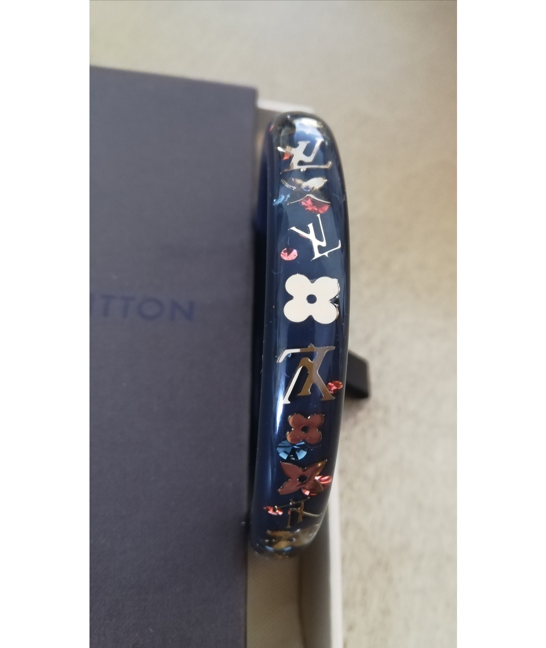 LOUIS VUITTON Черный браслет, фото 2