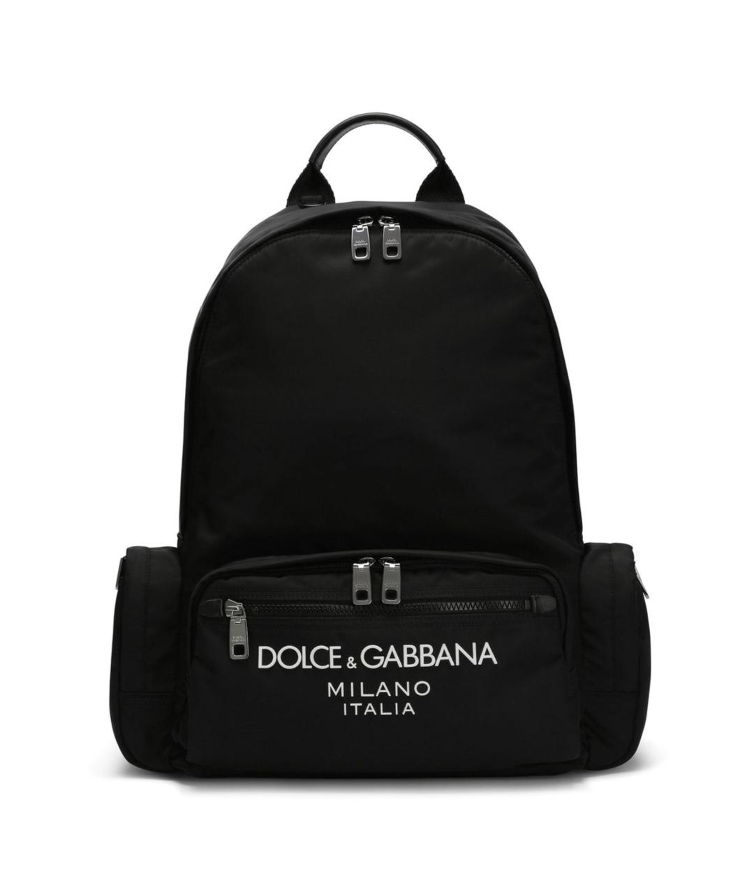 DOLCE&GABBANA Черный синтетический рюкзак, фото 1