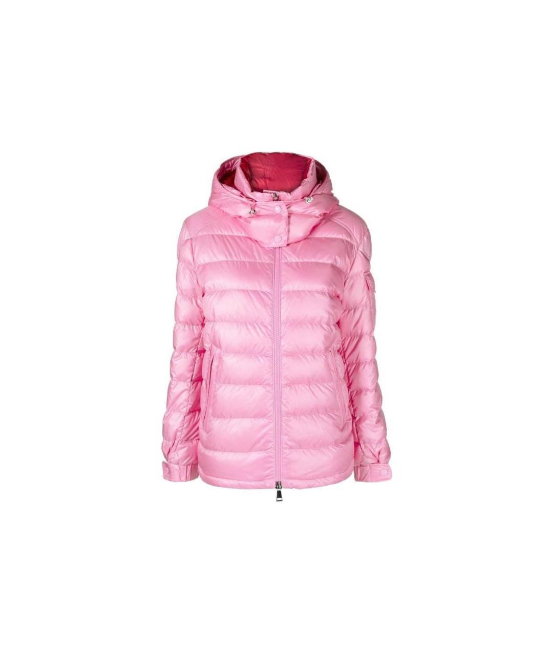 MONCLER Розовый пуховик, фото 5