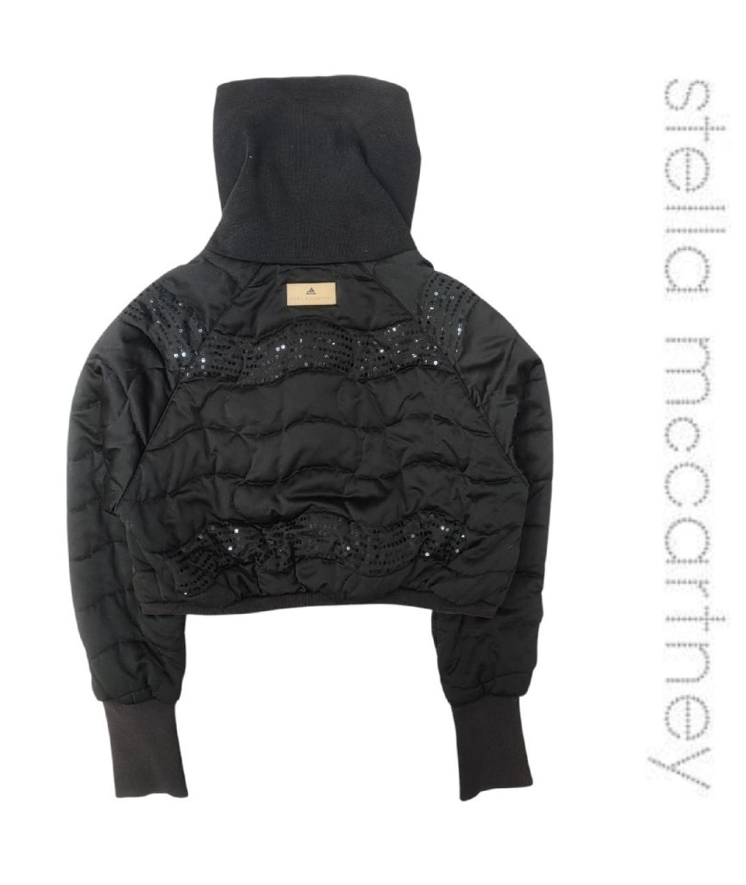ADIDAS BY STELLA MCCARTNEY Черная хлопковая куртка, фото 2