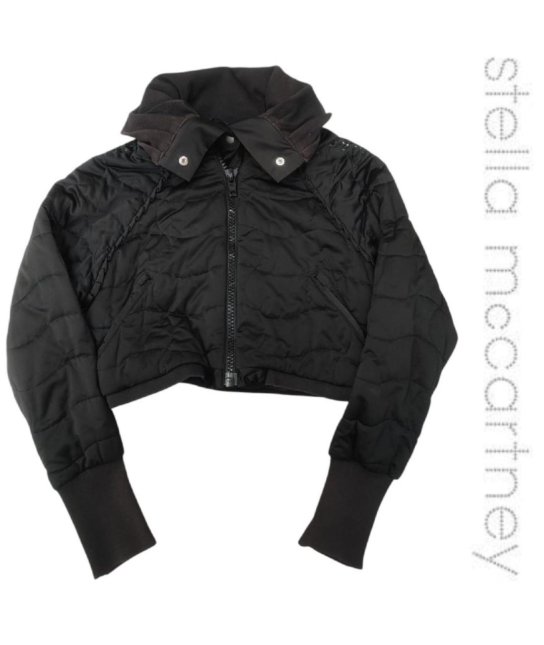 ADIDAS BY STELLA MCCARTNEY Черная хлопковая куртка, фото 3