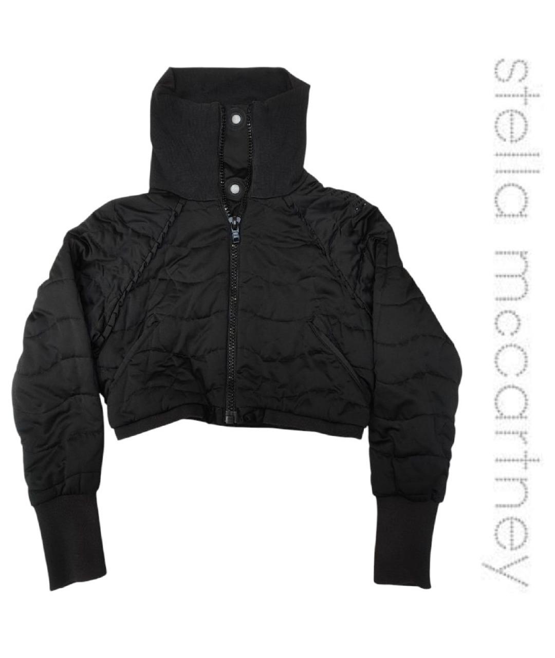 ADIDAS BY STELLA MCCARTNEY Черная хлопковая куртка, фото 6