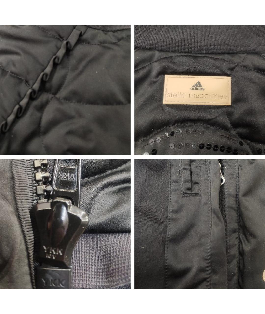 ADIDAS BY STELLA MCCARTNEY Черная хлопковая куртка, фото 4