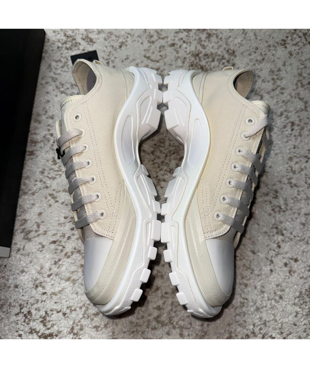 ADIDAS X RAF SIMONS Бежевые низкие кроссовки / кеды, фото 4