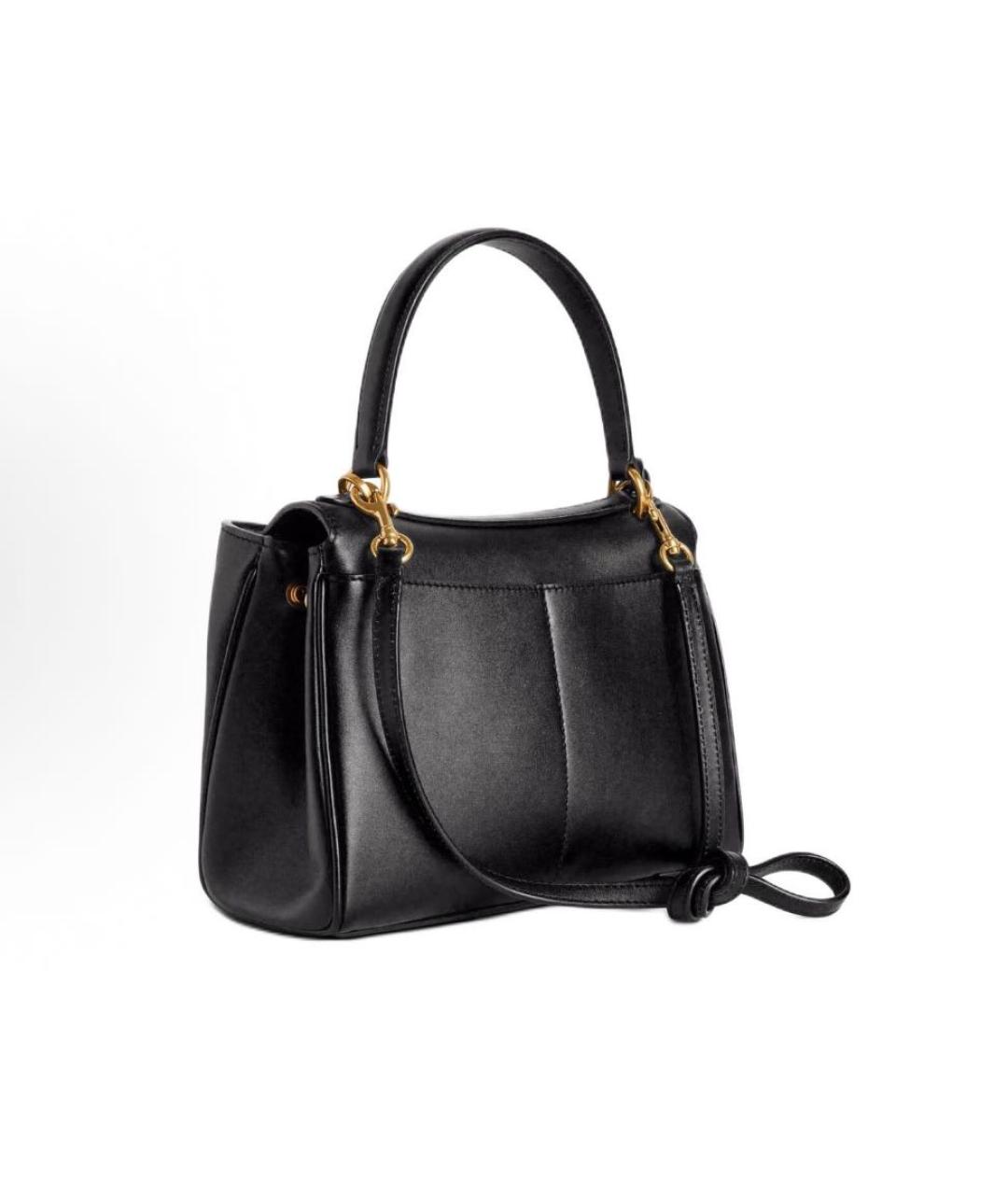 BALENCIAGA Черная кожаная сумка с короткими ручками, фото 3