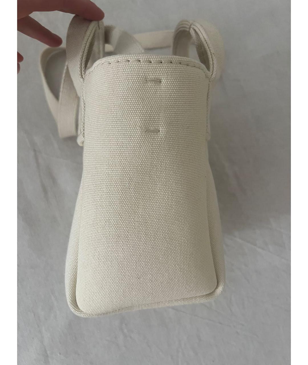 ACNE STUDIOS Бежевая хлопковая сумка через плечо, фото 2