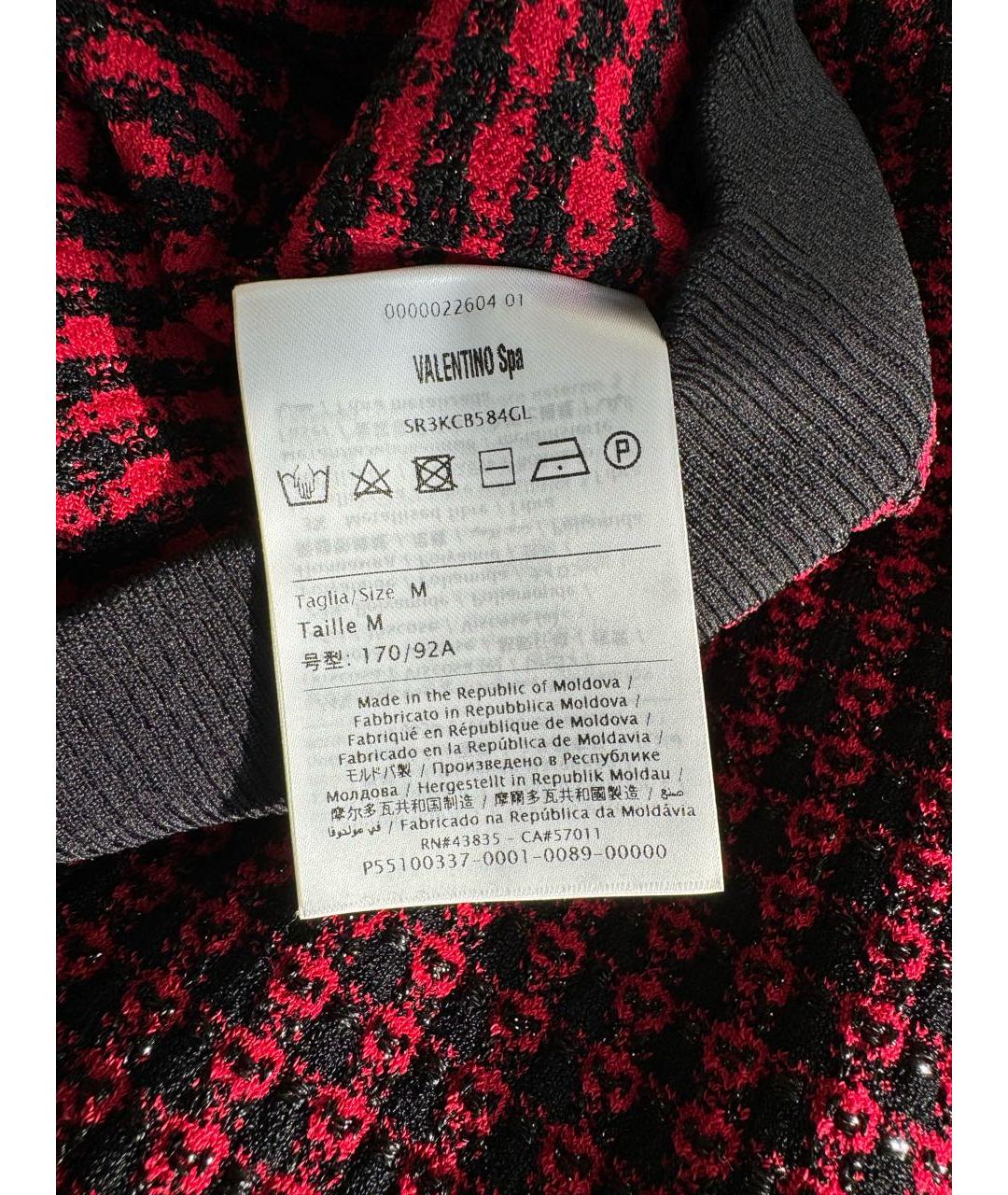 RED VALENTINO Красный вискозный джемпер / свитер, фото 6