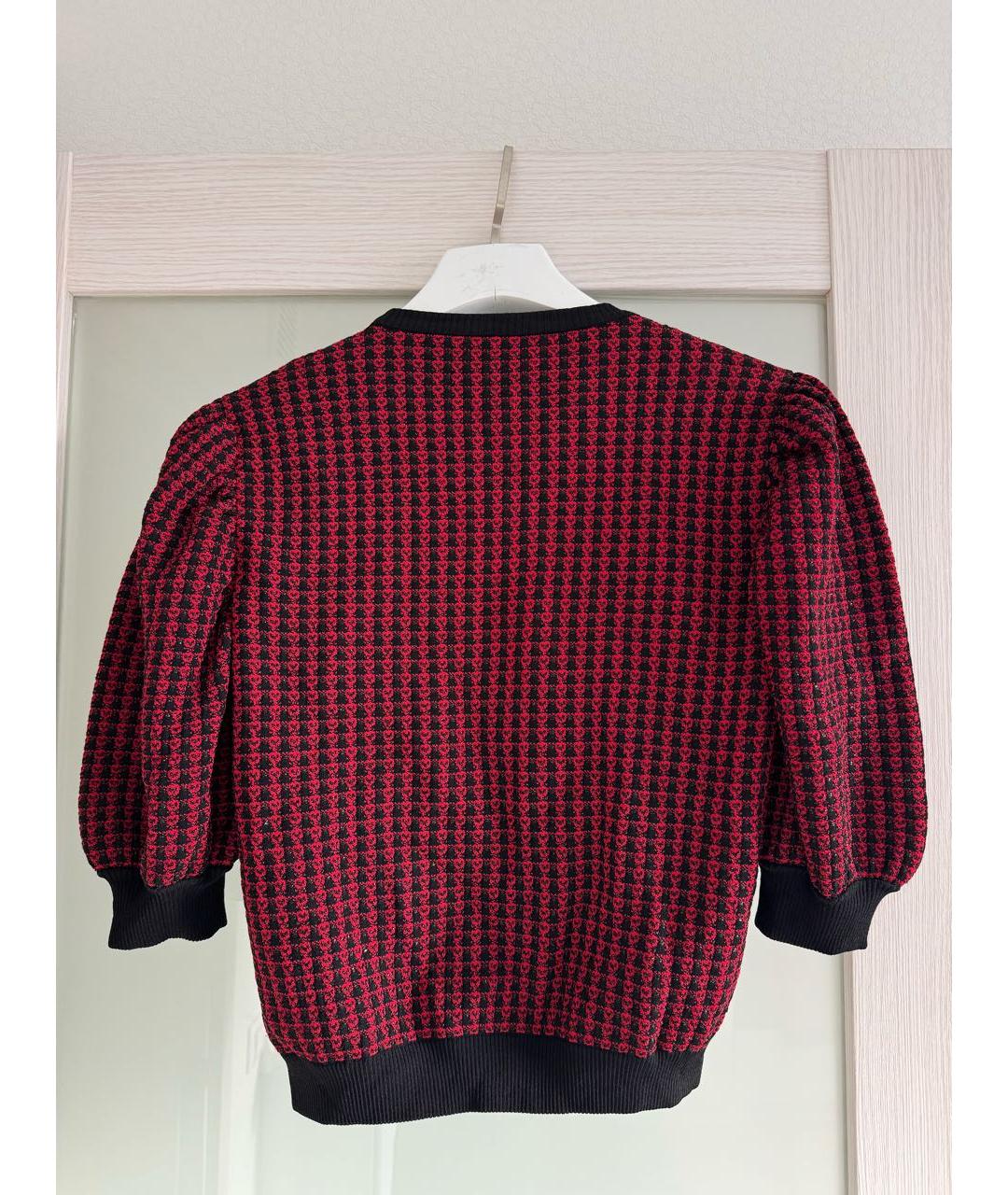 RED VALENTINO Красный вискозный джемпер / свитер, фото 3
