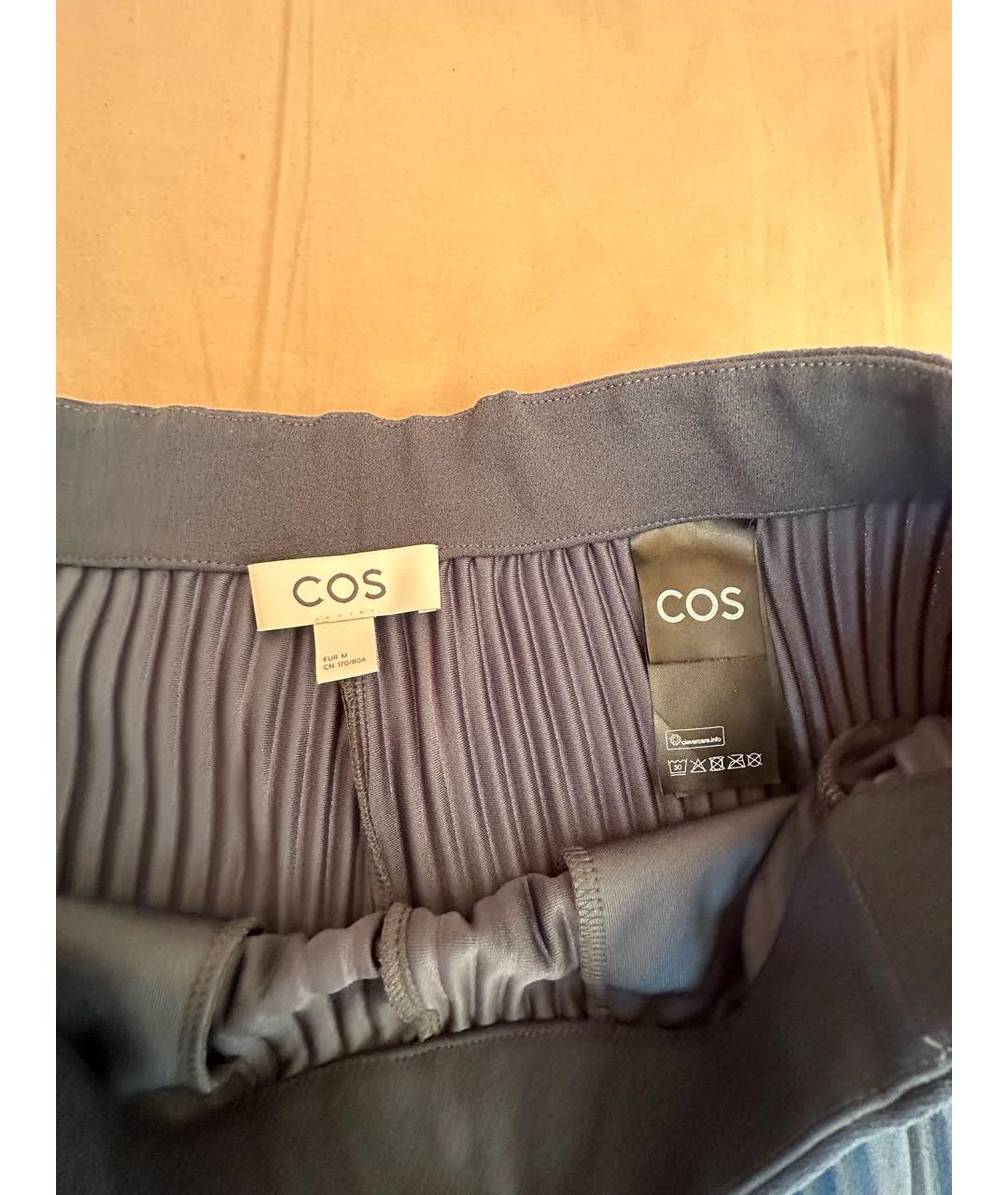 COS Зеленые полиэстеровые брюки широкие, фото 3