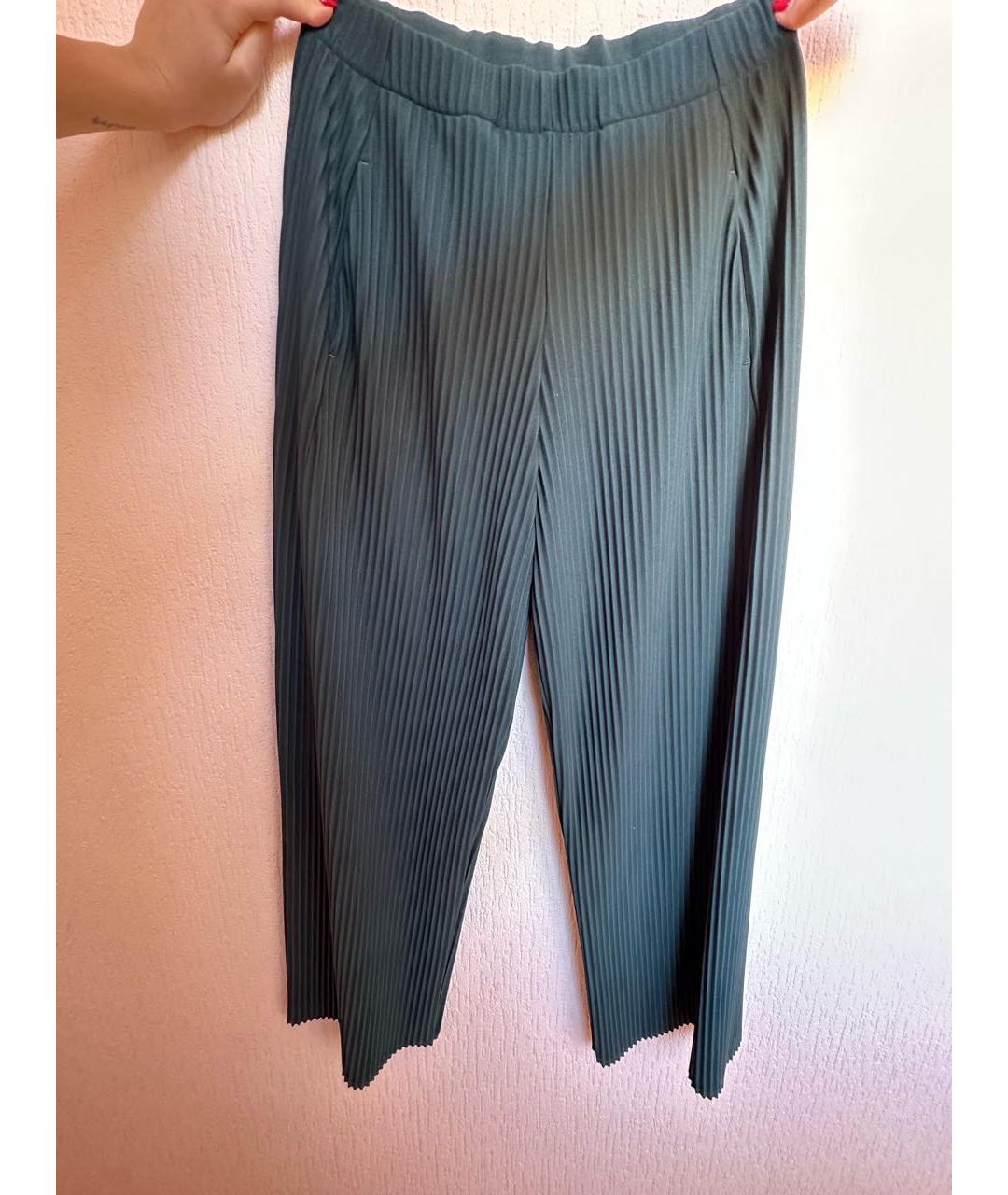 COS Зеленые полиэстеровые брюки широкие, фото 5