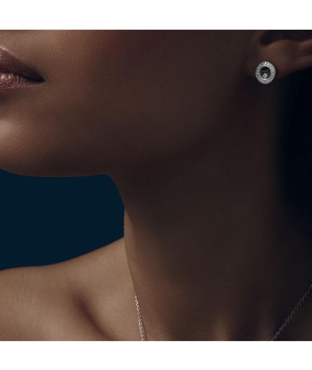 CHOPARD Серебряные серьги из белого золота, фото 3
