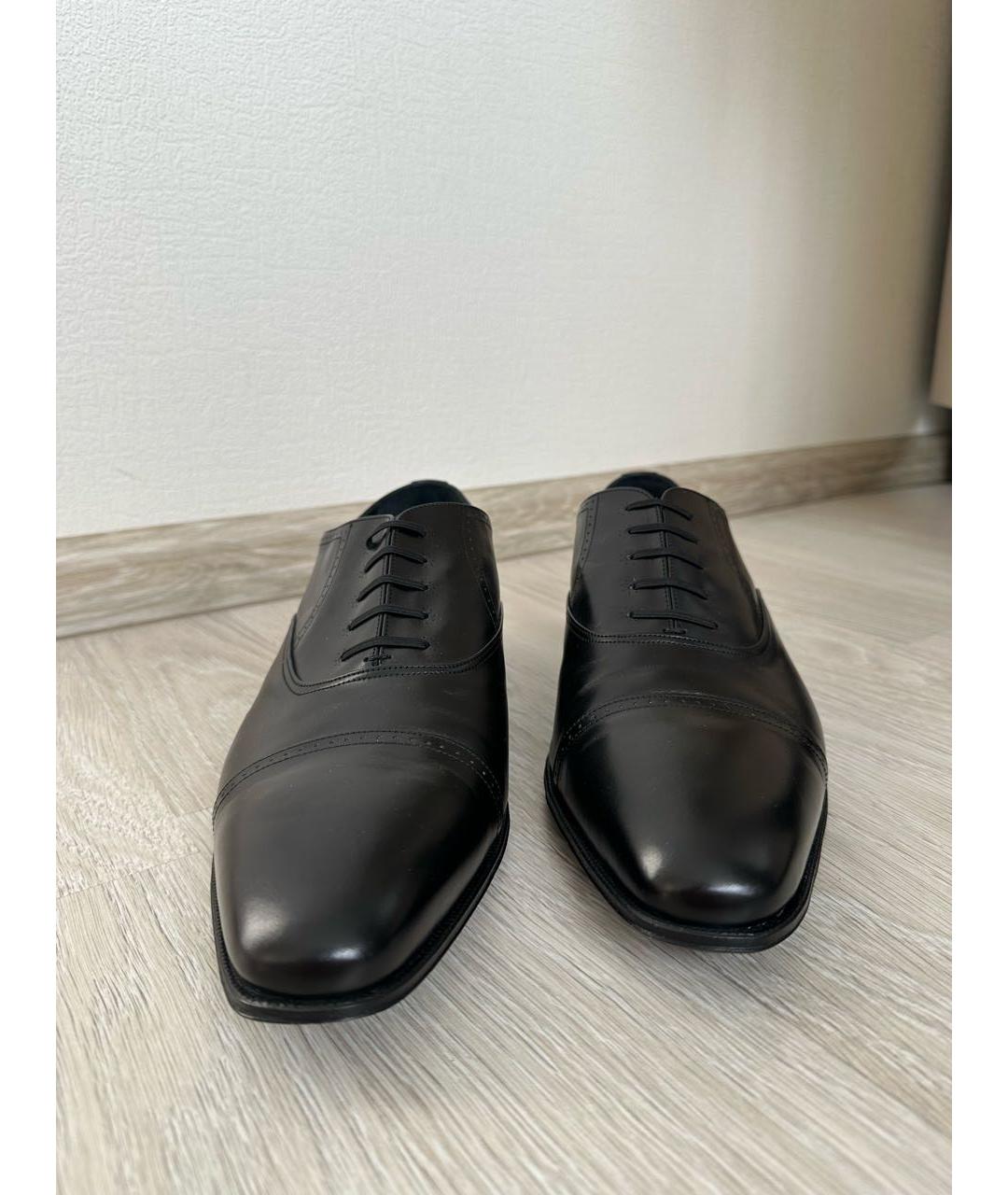 STEFANO RICCI Черные кожаные лоферы, фото 2