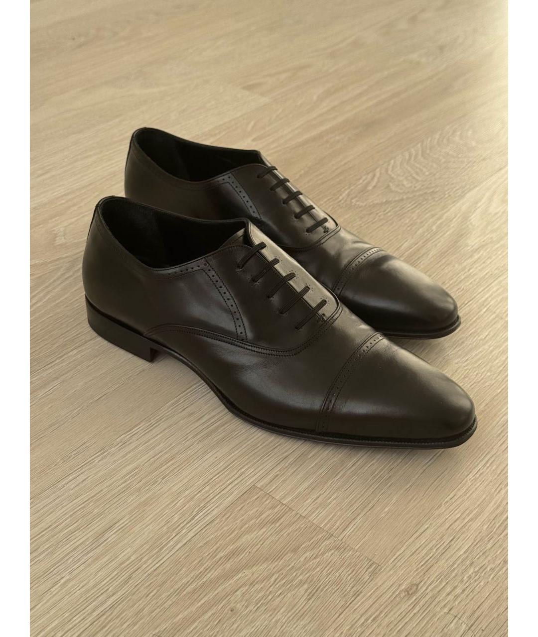 STEFANO RICCI Черные кожаные лоферы, фото 9