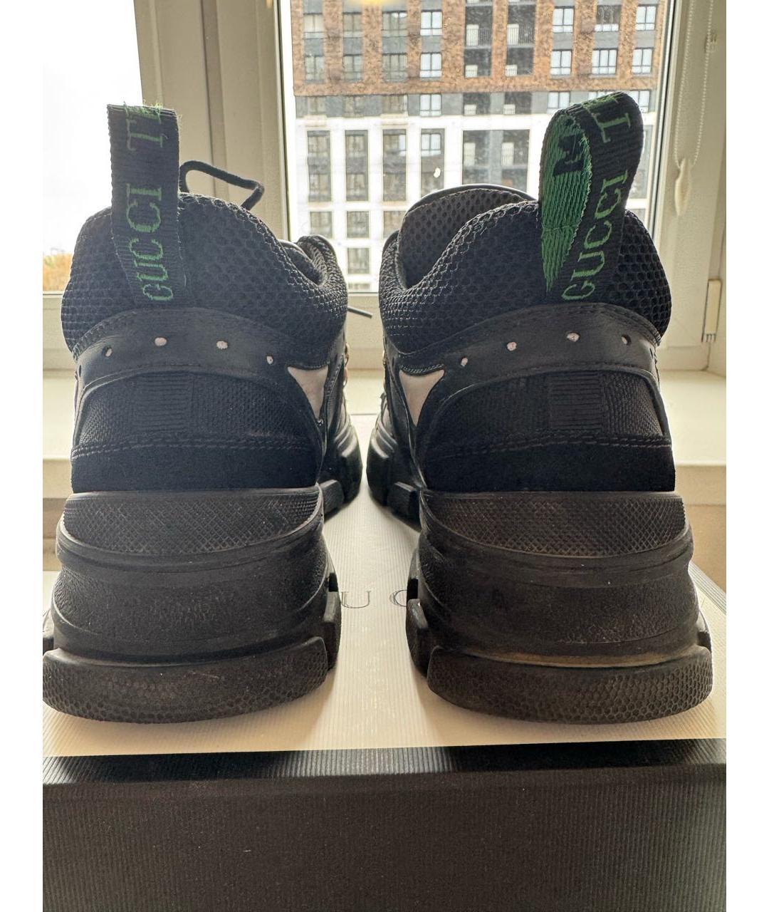 GUCCI Черные кроссовки, фото 4