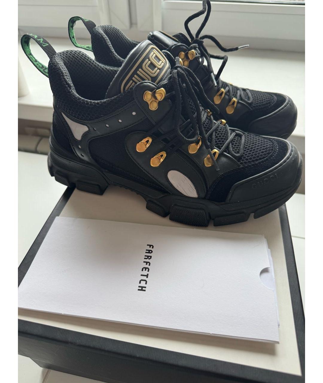 GUCCI Черные кроссовки, фото 5