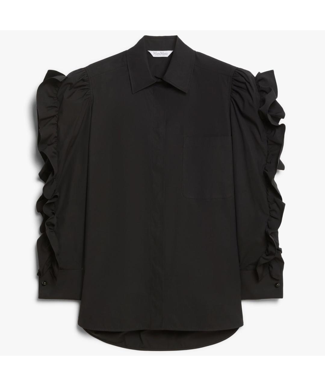 MAX MARA Черная рубашка, фото 5