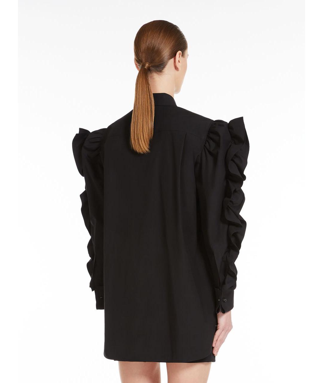 MAX MARA Черная рубашка, фото 4