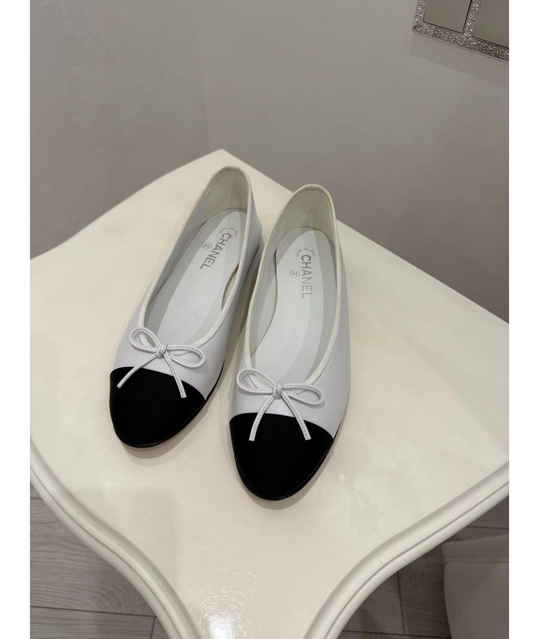 CHANEL Кожаные балетки, фото 2