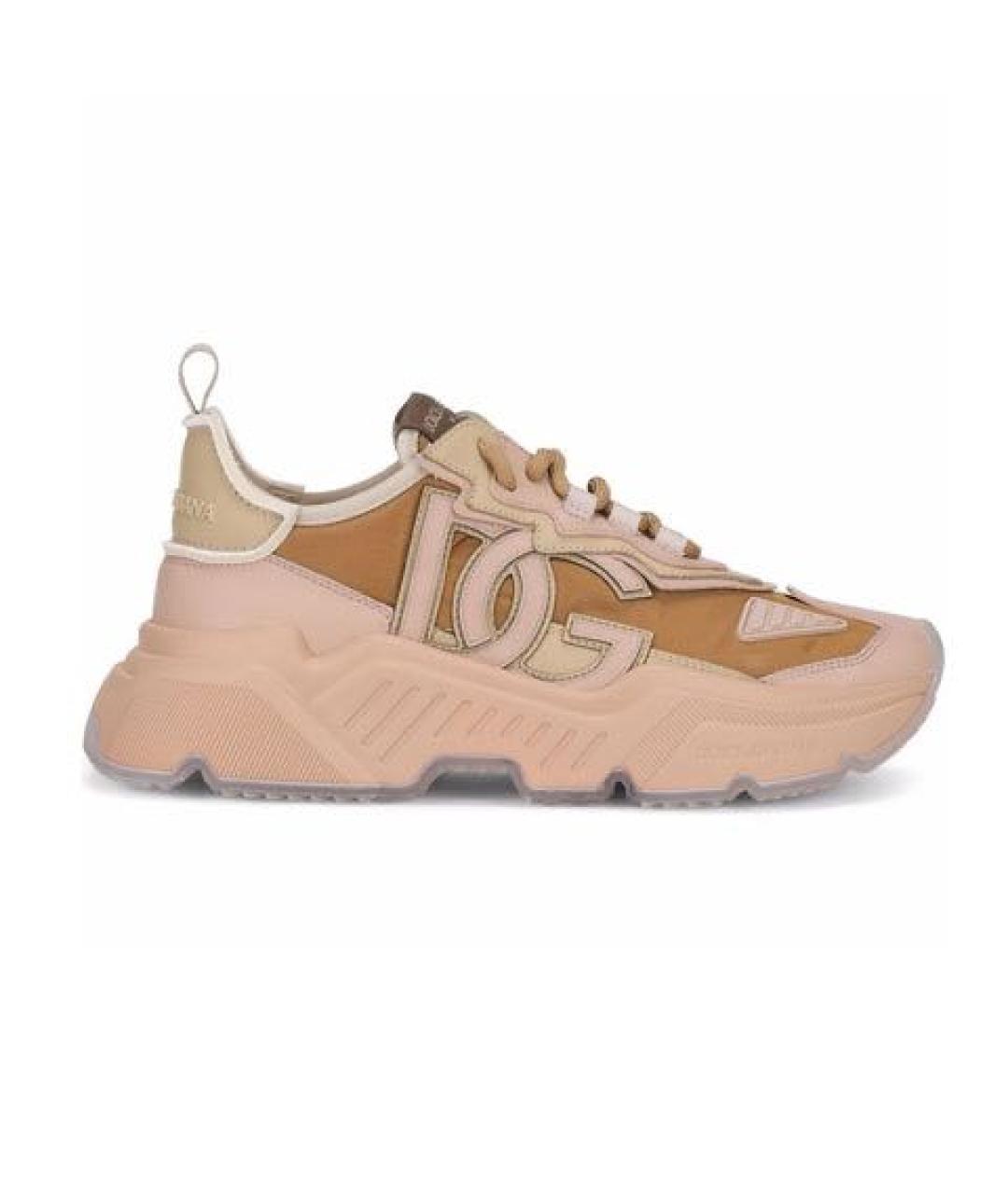 DOLCE&GABBANA Коричневые кроссовки, фото 1