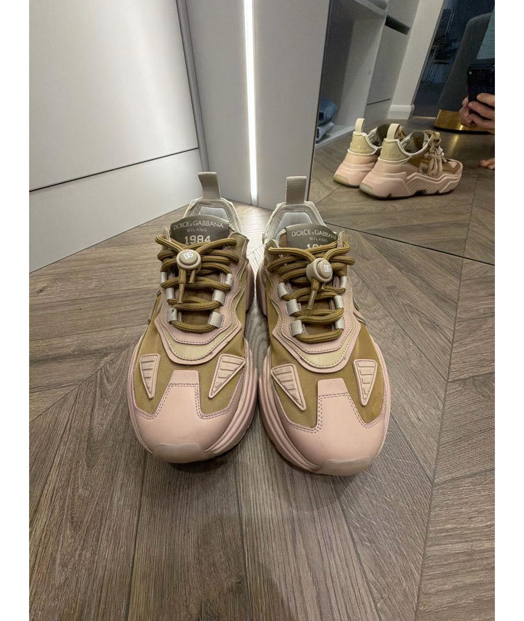 DOLCE&GABBANA Коричневые кроссовки, фото 2