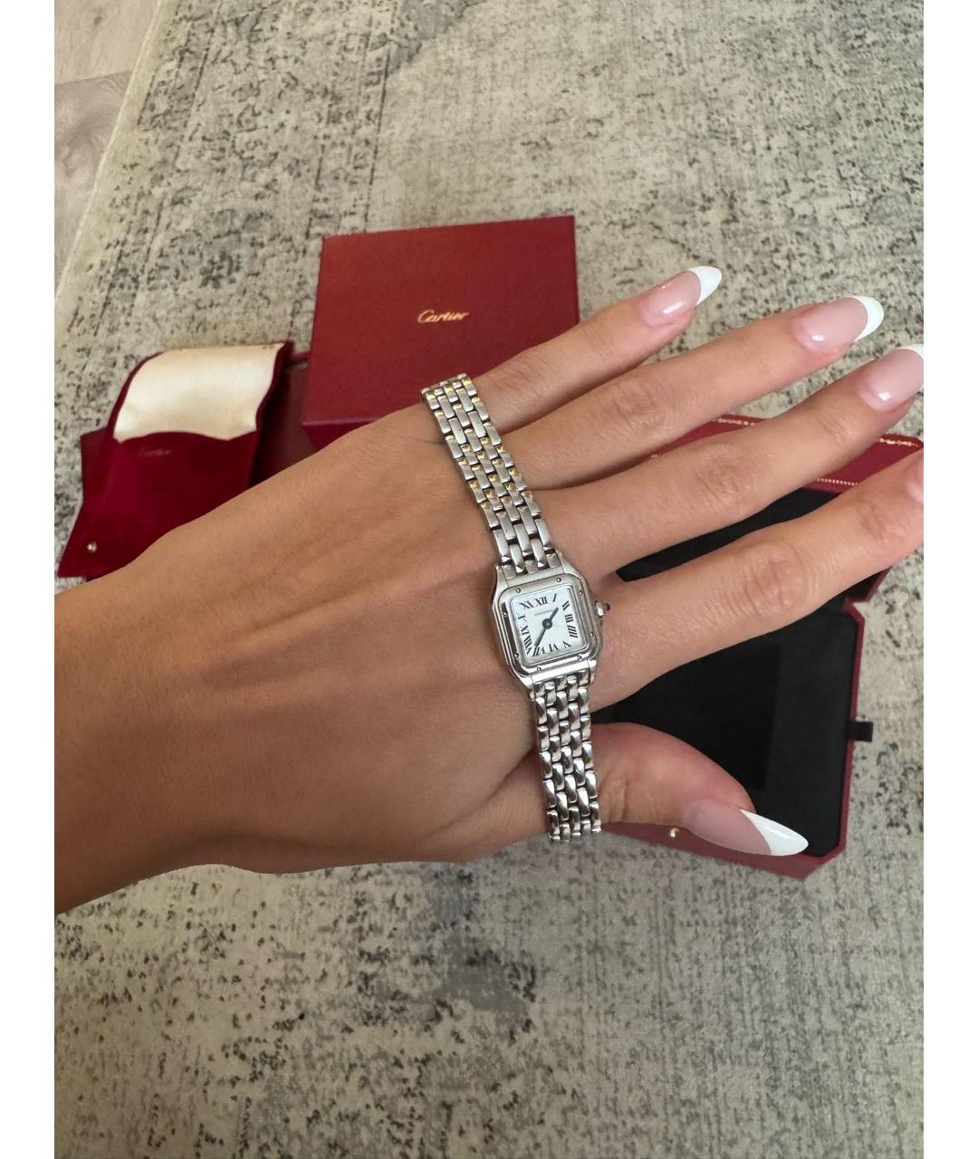 CARTIER Серебряные часы, фото 8