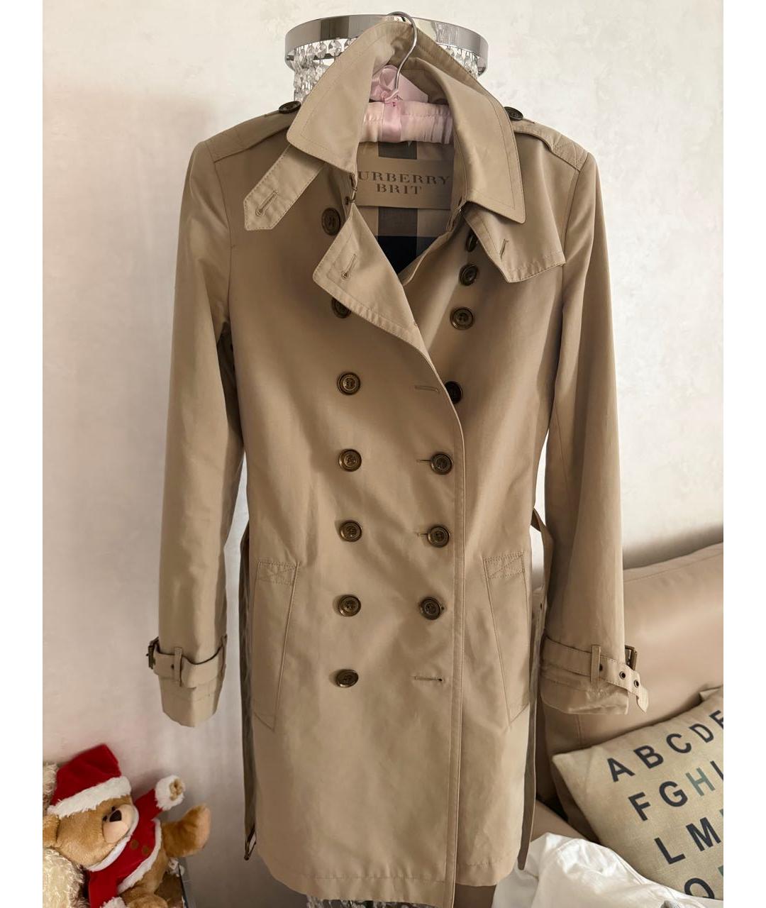 BURBERRY Бежевый тренч/плащ, фото 6
