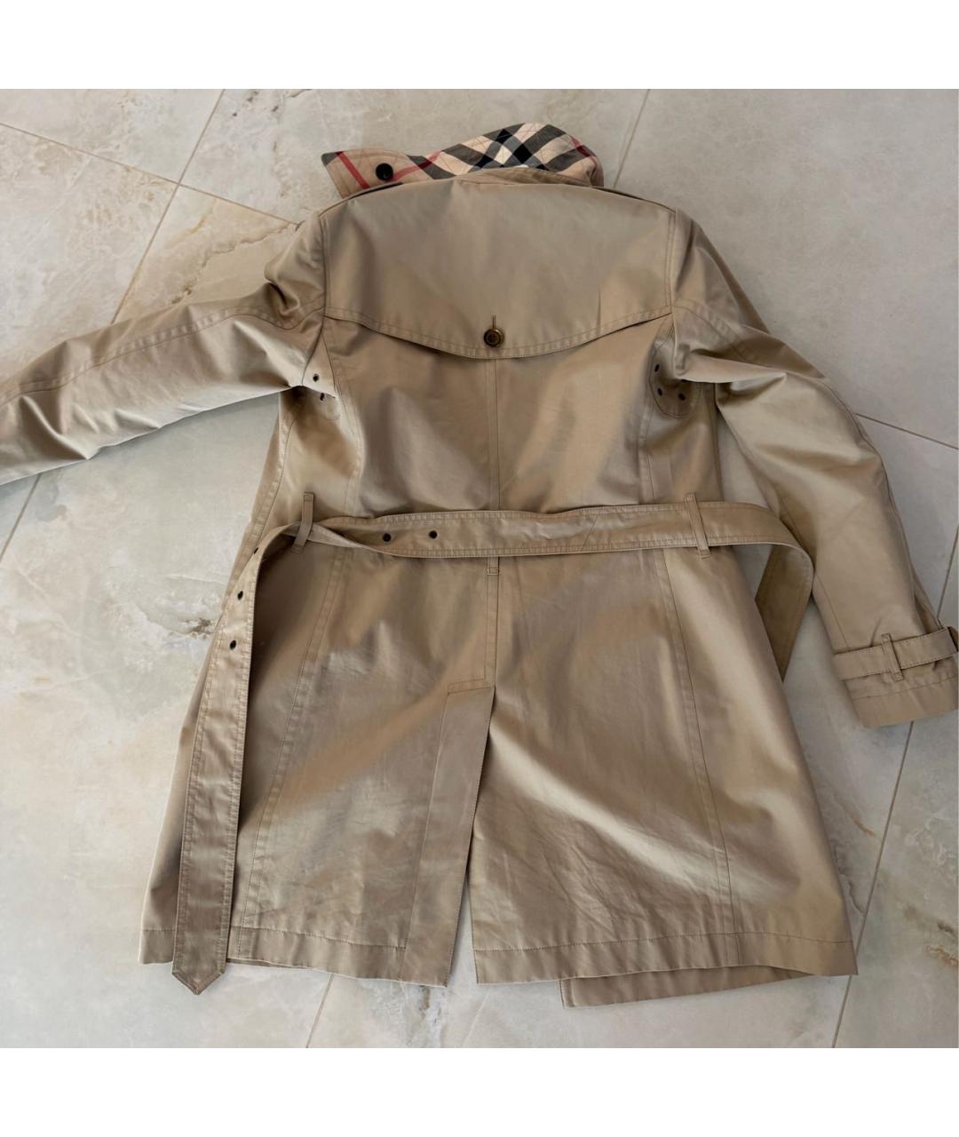 BURBERRY Бежевый тренч/плащ, фото 2