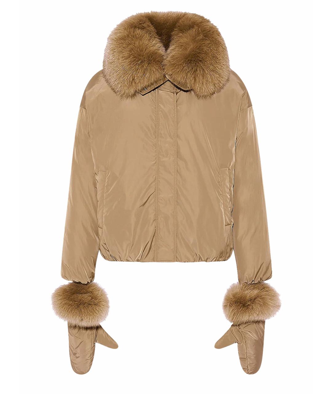 YVES SALOMON Бежевая куртка, фото 1