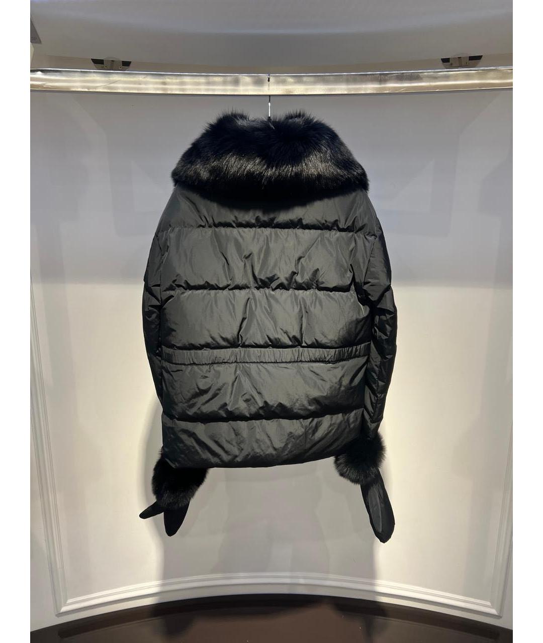 YVES SALOMON Черная куртка, фото 3