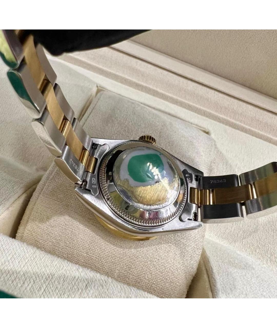 ROLEX Серебряные часы из желтого золота, фото 6