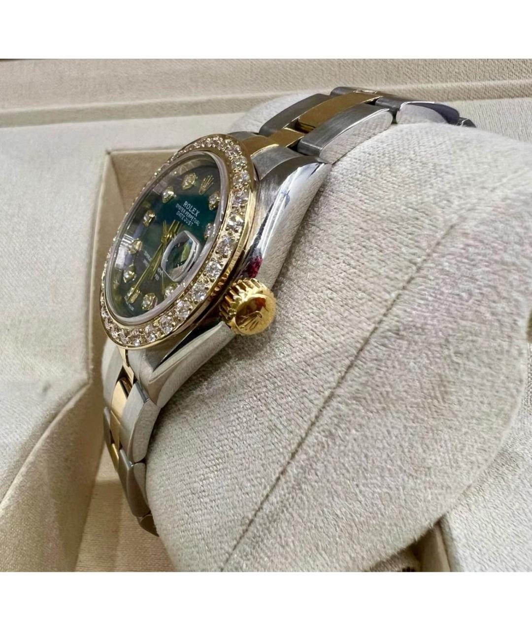ROLEX Серебряные часы из желтого золота, фото 4