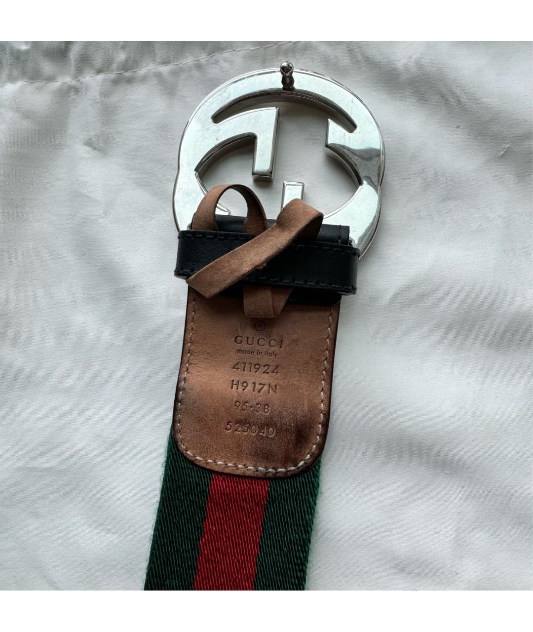 GUCCI Зеленый ремень, фото 3