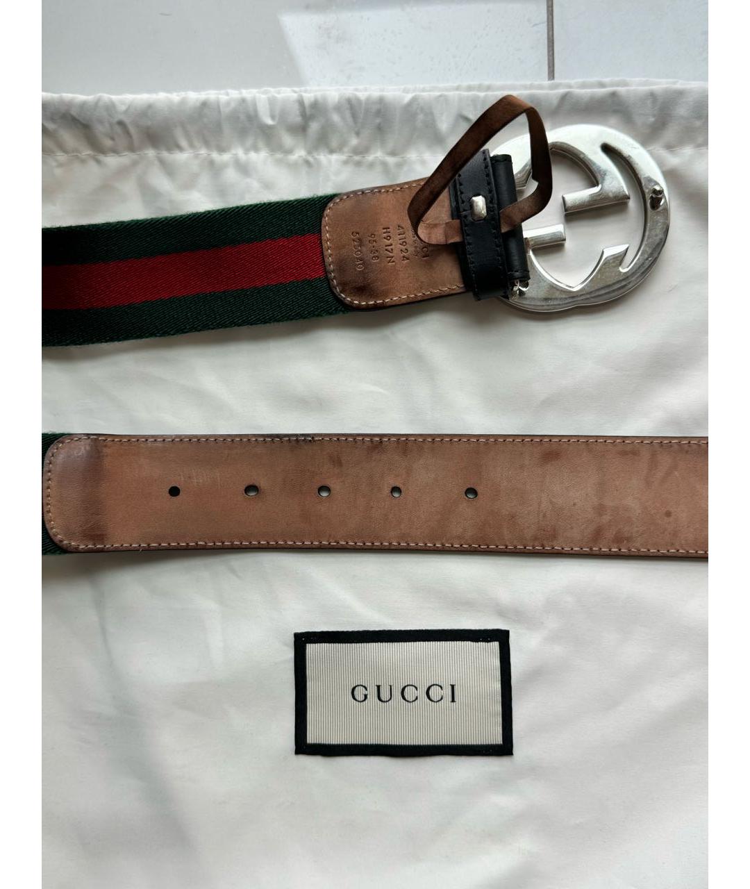 GUCCI Зеленый ремень, фото 5