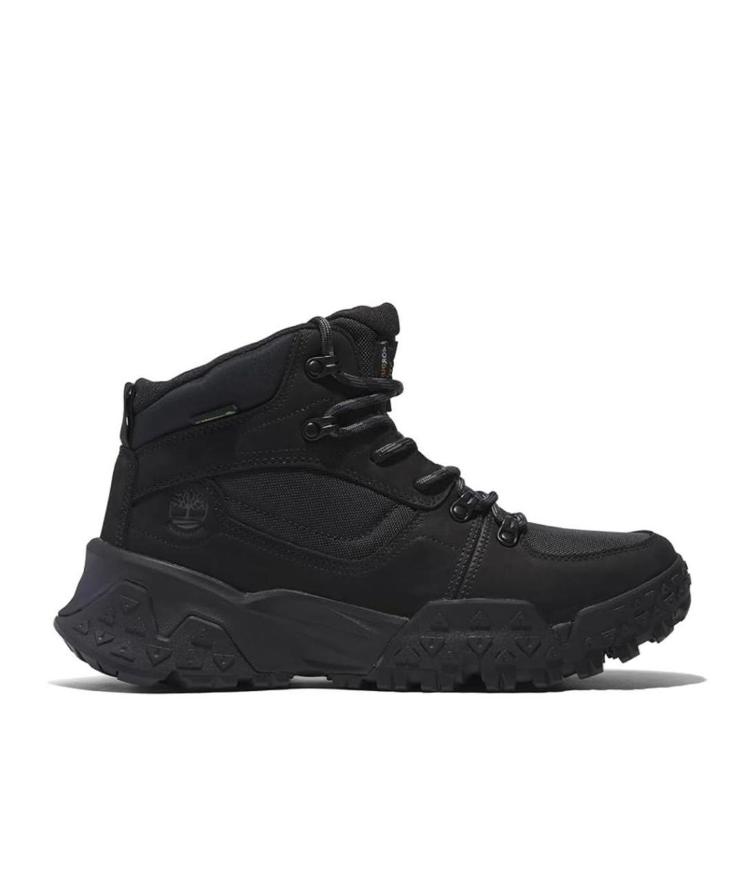 TIMBERLAND Черные нубуковые высокие ботинки, фото 1