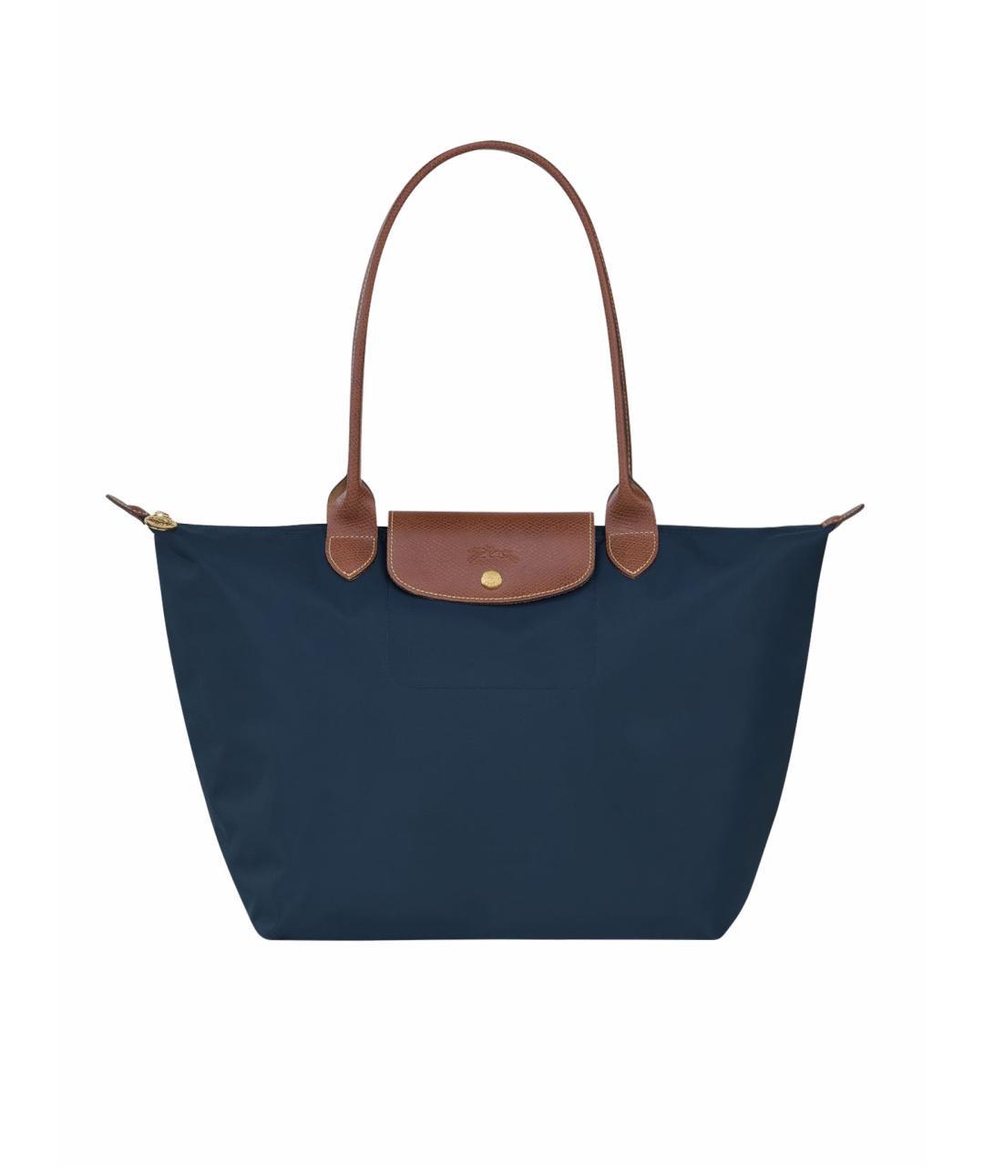 LONGCHAMP Темно-синяя сумка тоут, фото 8
