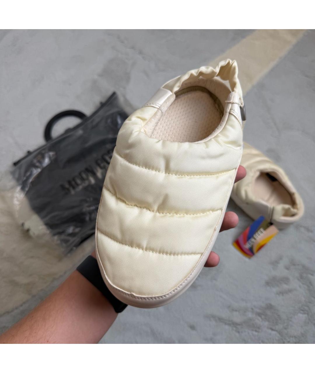 MOON BOOT Бежевые мюли, фото 5