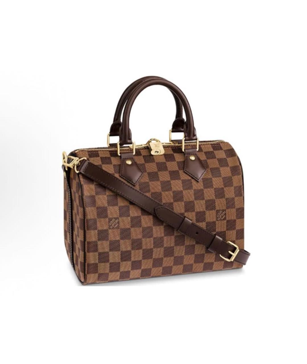 LOUIS VUITTON Коричневая сумка с короткими ручками, фото 1