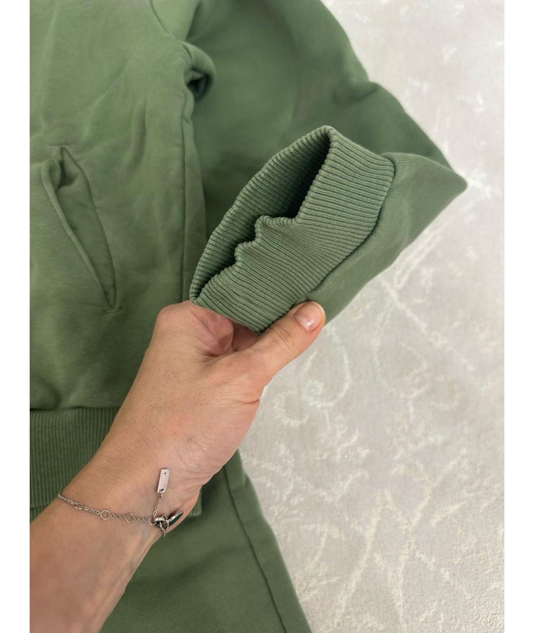 THE PANGAIA Хаки хлопко-эластановый костюм с брюками, фото 5