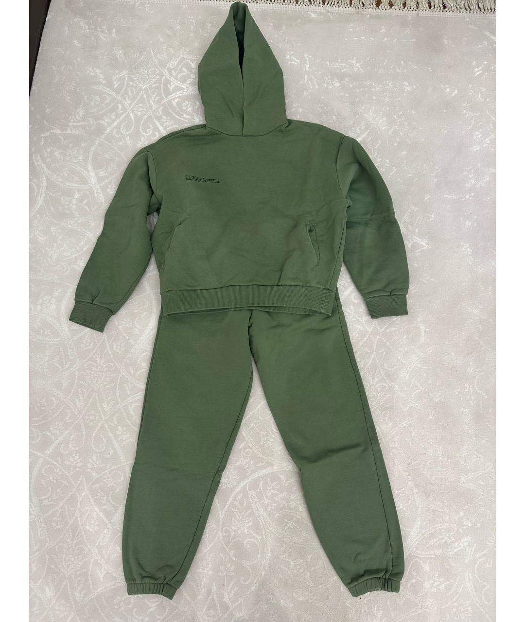 THE PANGAIA Хаки хлопко-эластановый костюм с брюками, фото 3