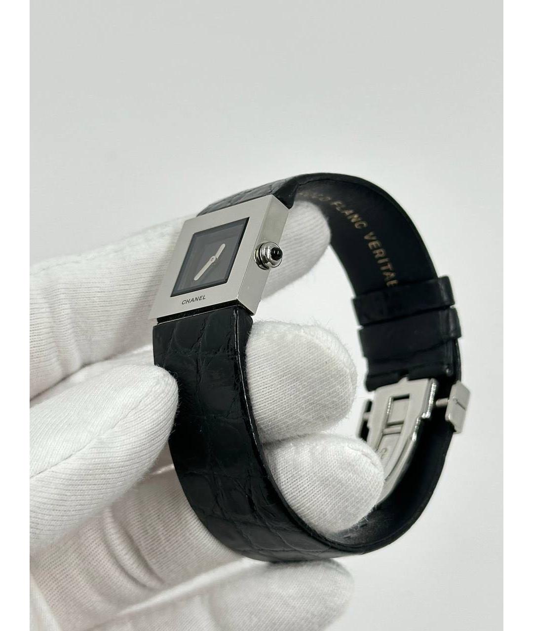 CHANEL Черные часы, фото 3