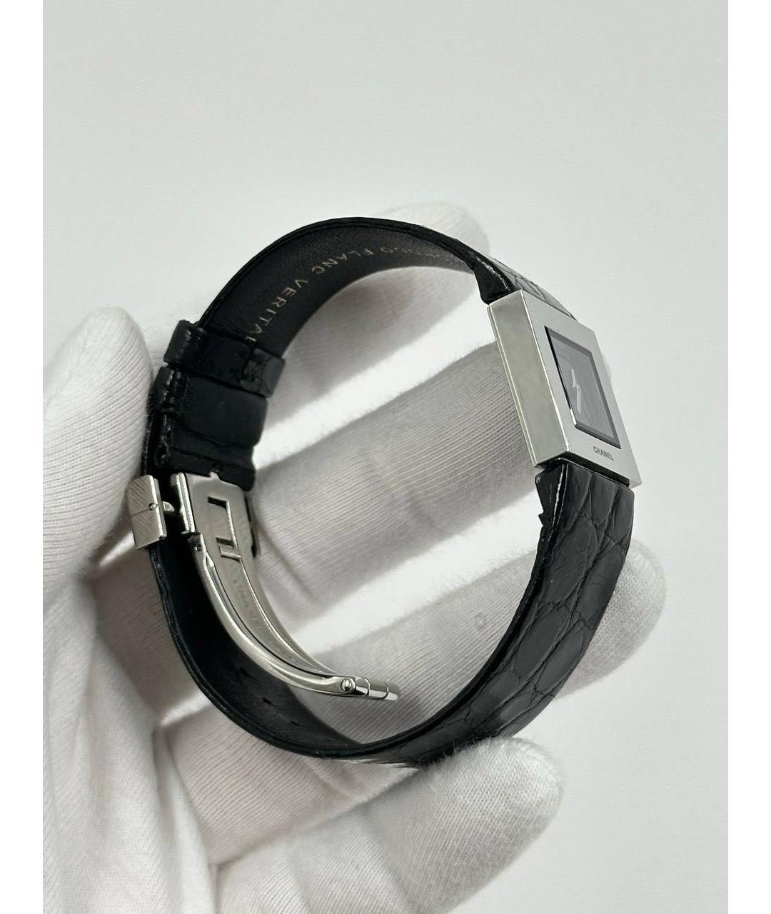 CHANEL Черные часы, фото 4
