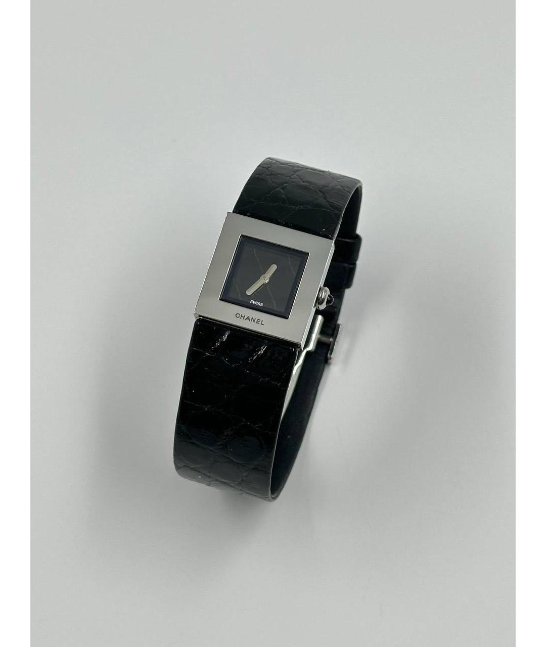 CHANEL Черные часы, фото 9