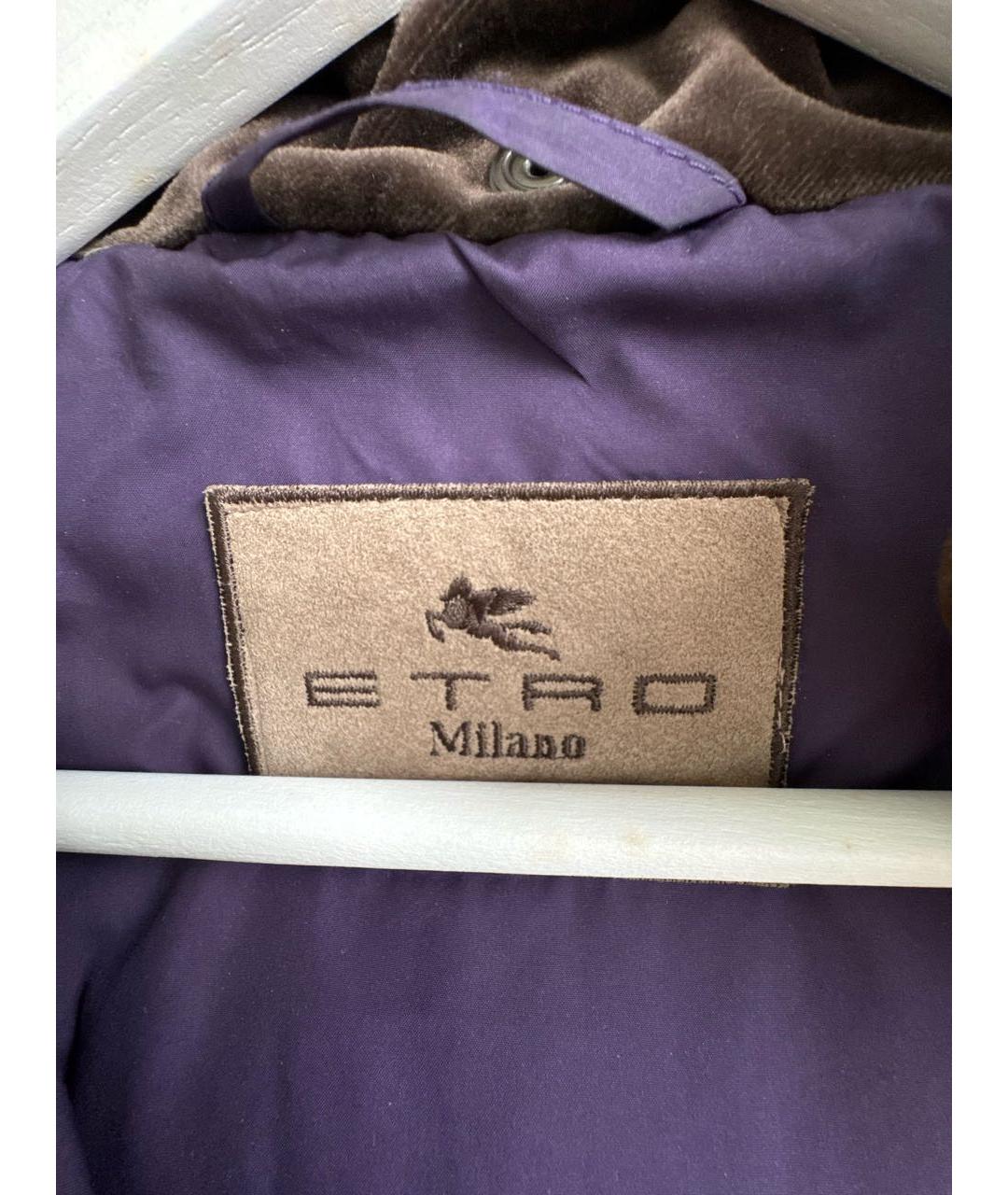 ETRO Фиолетовый пуховик, фото 3