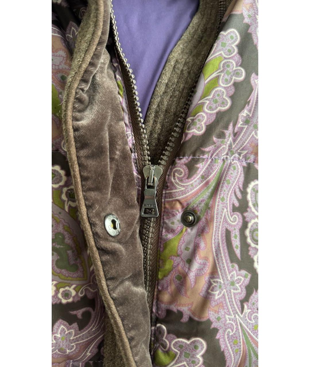 ETRO Фиолетовый пуховик, фото 7