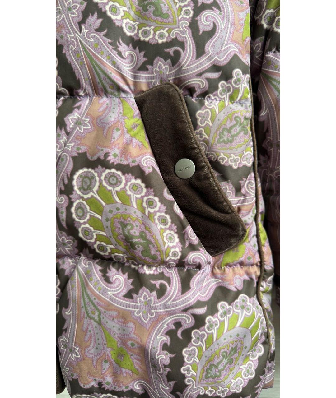 ETRO Фиолетовый пуховик, фото 5