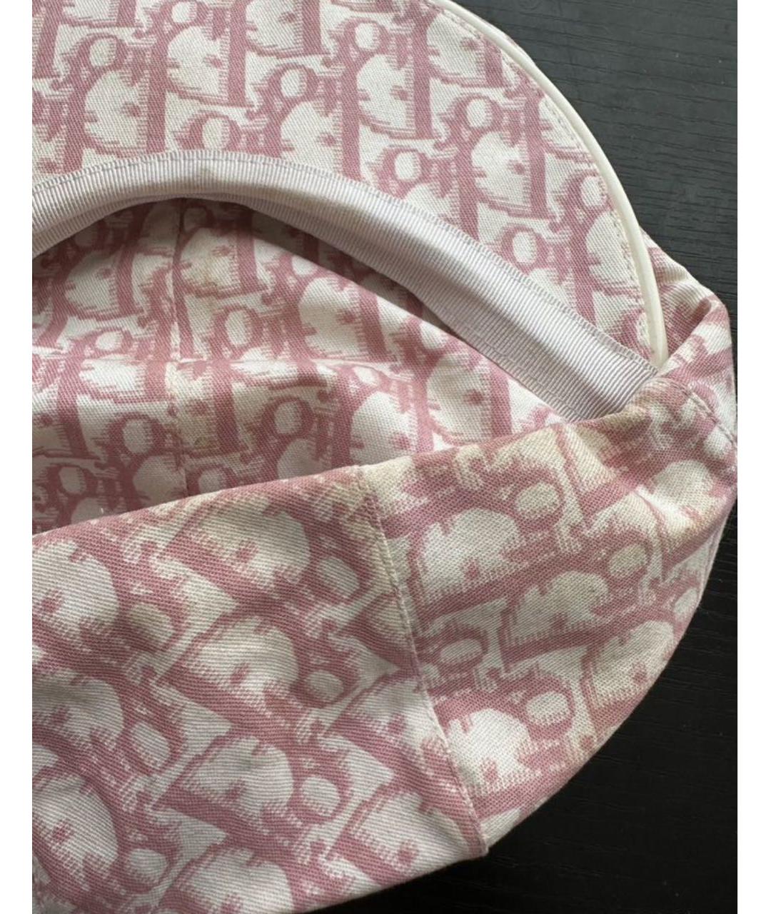 CHRISTIAN DIOR Розовая хлопковая кепка, фото 6