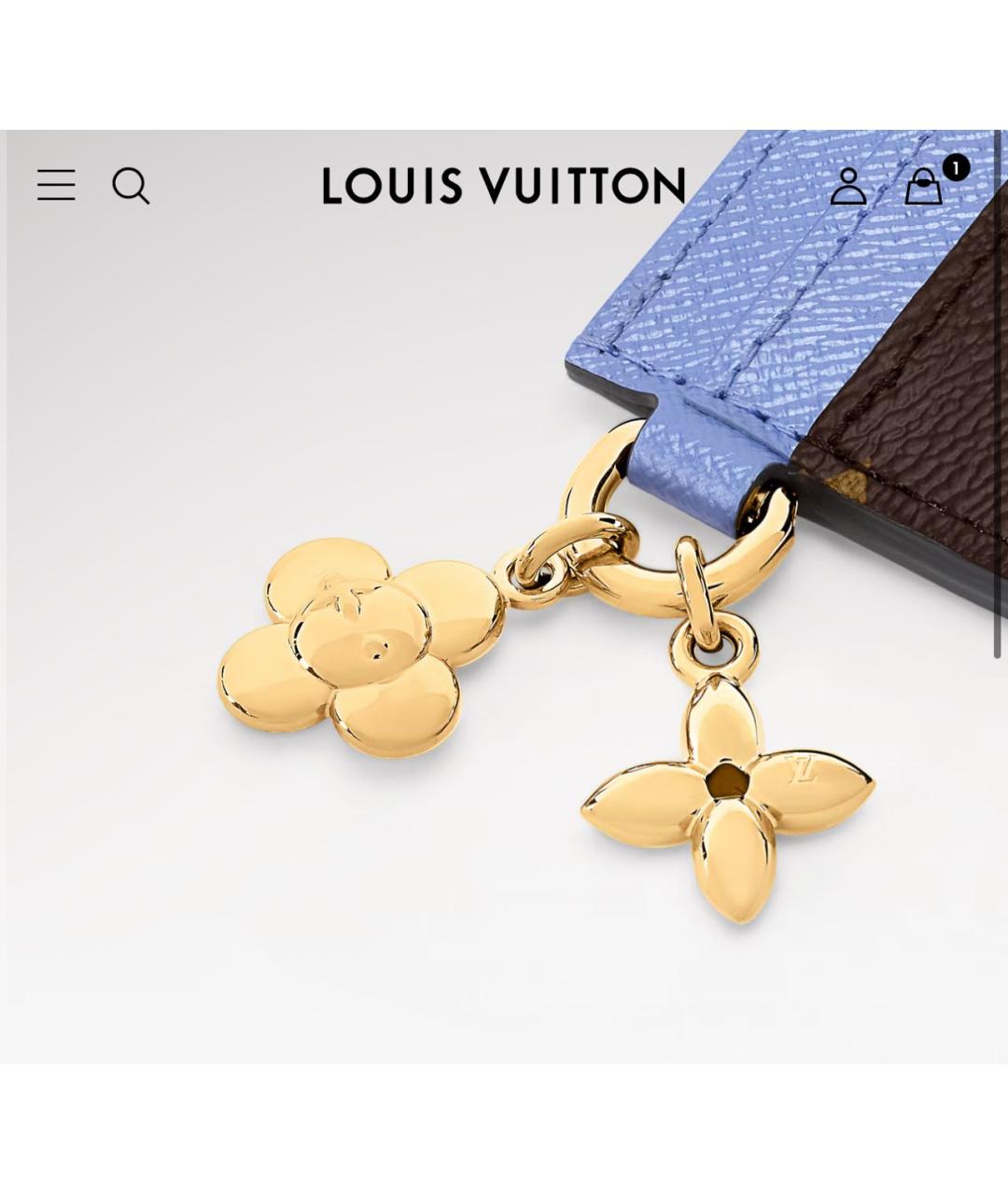 LOUIS VUITTON Коричневый кардхолдер, фото 4